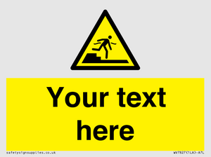 Custom warning Submerged step or steps